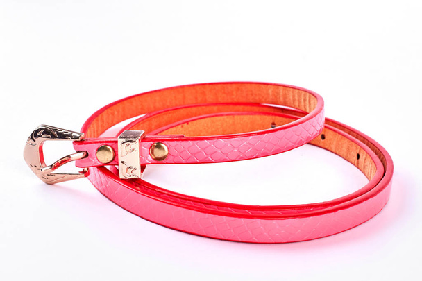Female elegant leather belt. - Photo, Image