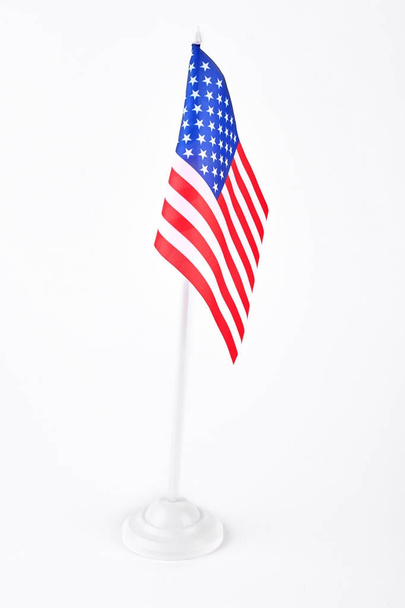 Небольшие коктейльные флаги США
. - Фото, изображение