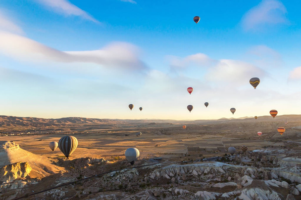 Hot air Balloons flight in Cappadocia - Fotoğraf, Görsel