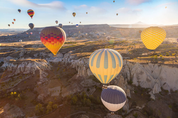 Hot air Balloons flight in Cappadocia - Foto, afbeelding