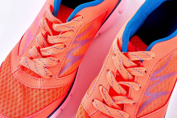 New sport trainers close up. - Photo, Image