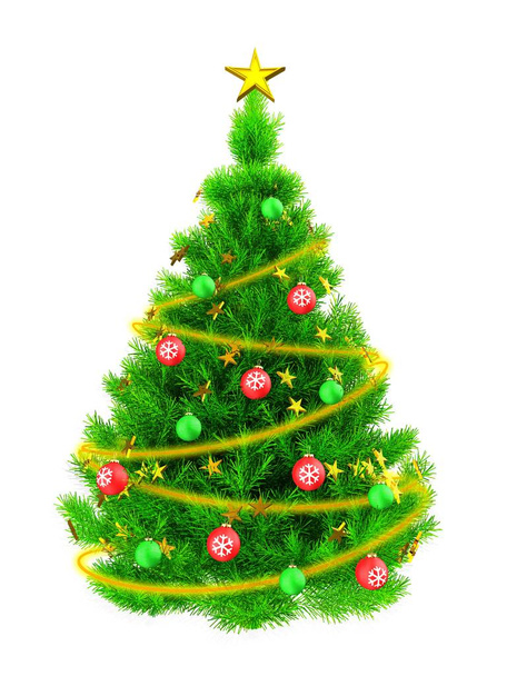  απεικόνιση του χριστουγεννιάτικο δέντρο  - Φωτογραφία, εικόνα