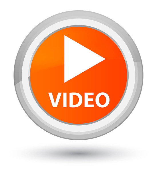 Відео кнопка простого помаранчевого раунду
 - Фото, зображення