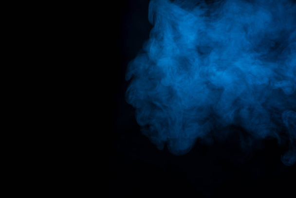 Blue smoke  texture  - Foto, Imagen