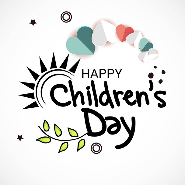Happy Children's Day. - Wektor, obraz