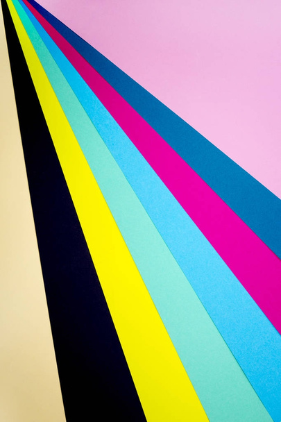 Abstract background of sheets of colored paper - Foto, Bild