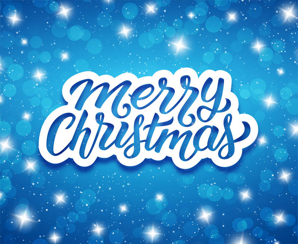 Merry Christmas. Vector greeting card design - Vector, Image