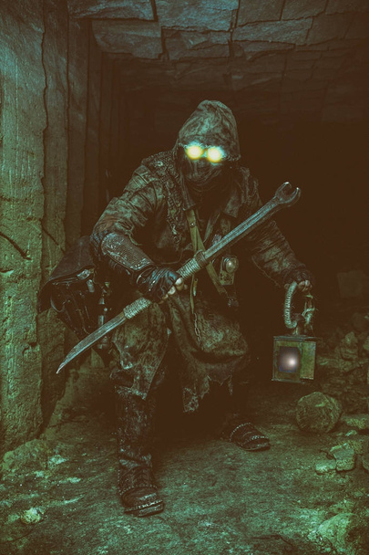 Post-Apokalypse im Untergrund - Foto, Bild