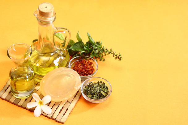 Indian Ayurvedic Soap or Handmade soap with Herbs - Фото, зображення