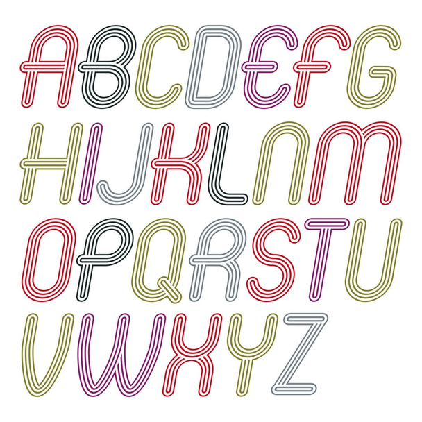 upper case alphabet letters  - Vetor, Imagem