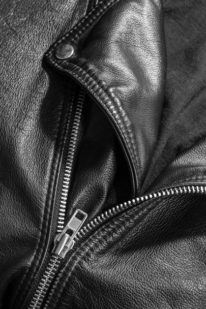 leather jacket close up - Foto, immagini