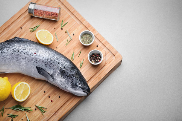 Fresh raw salmon  - Valokuva, kuva