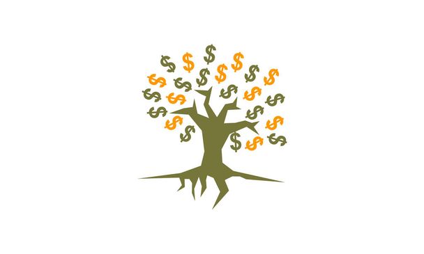 Logo albero dei soldi Design Vettore modello
 - Vettoriali, immagini