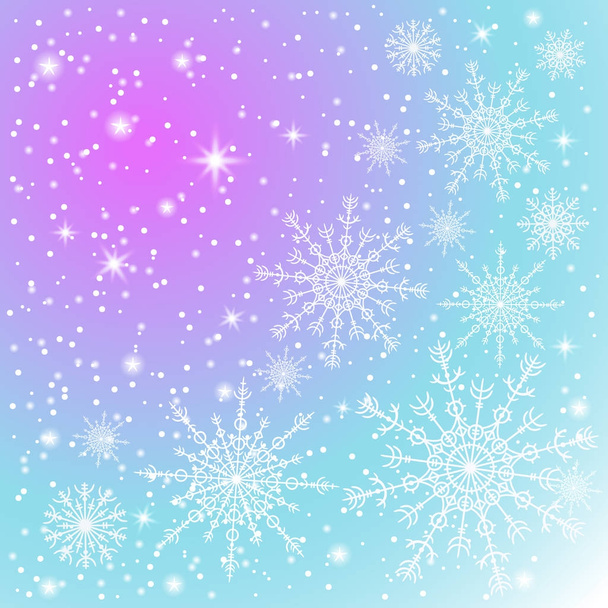 Tähdet ja lumihiutaleet
 - Vektori, kuva