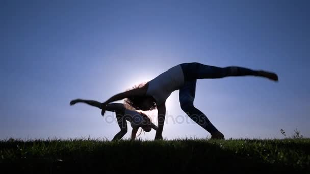 Capoeira na trávníku - Záběry, video