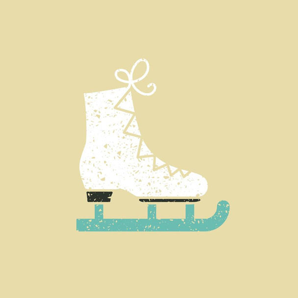 The skates icon. Figure Skates symbol. - Vector, Image