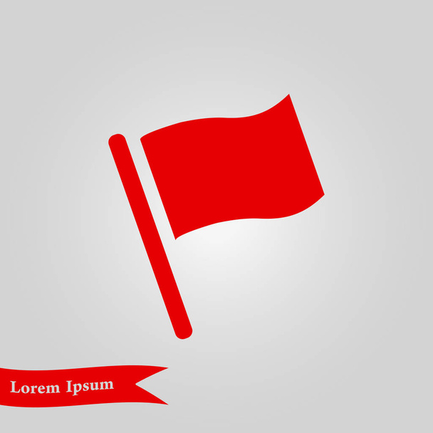 Icona del segno del puntatore della bandiera
. - Vettoriali, immagini