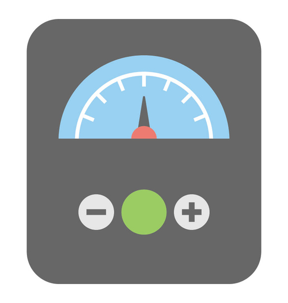  Pressure Meter Vector Icon - ベクター画像