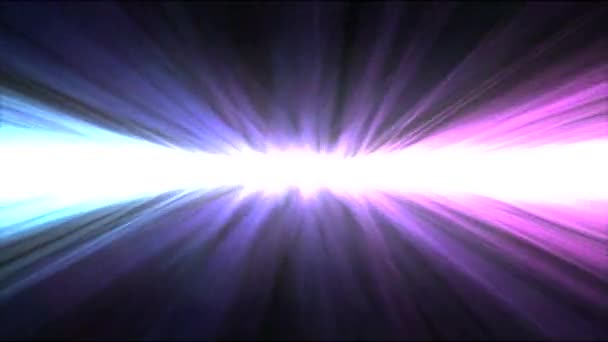 Сияющий лучи света анимации - петля Радуга - Кадры, видео