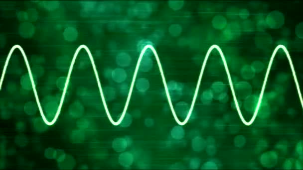 Animación de fondo de onda de partículas abstracta - Loop Green
 - Imágenes, Vídeo