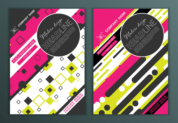 Modern abstract brochure templates - Вектор, зображення