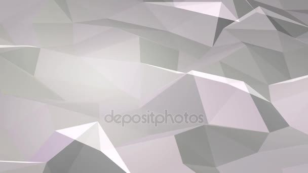 Licht grijs, violet en geel abstract mozaïek achtergrond. Moderne geometrische abstracte animatie met verloop. Een nieuwe structuur voor uw ontwerp. - Video