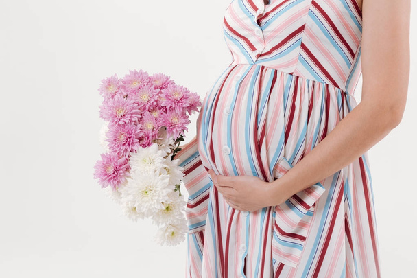 Cropped image of pregnant woman - Foto, immagini