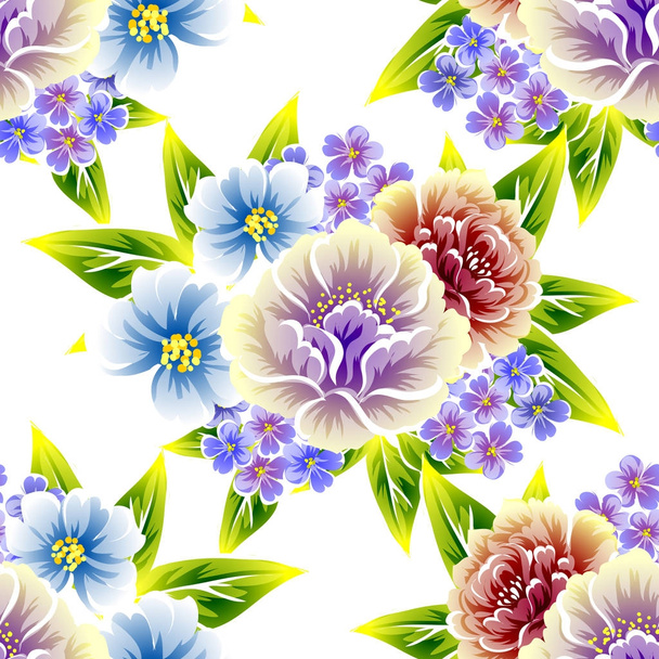 Seamless floral pattern - ベクター画像
