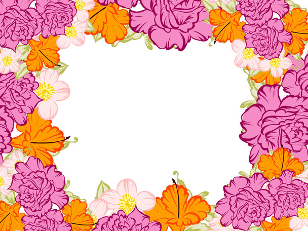 Tender floral invitation card - Vetor, Imagem