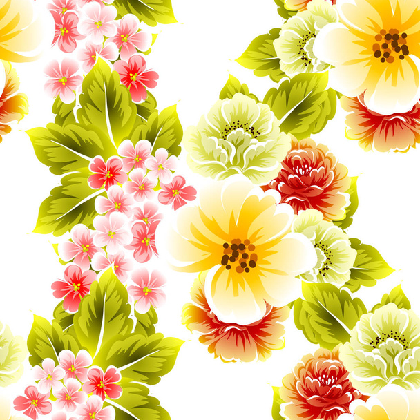 Seamless floral pattern - Vettoriali, immagini