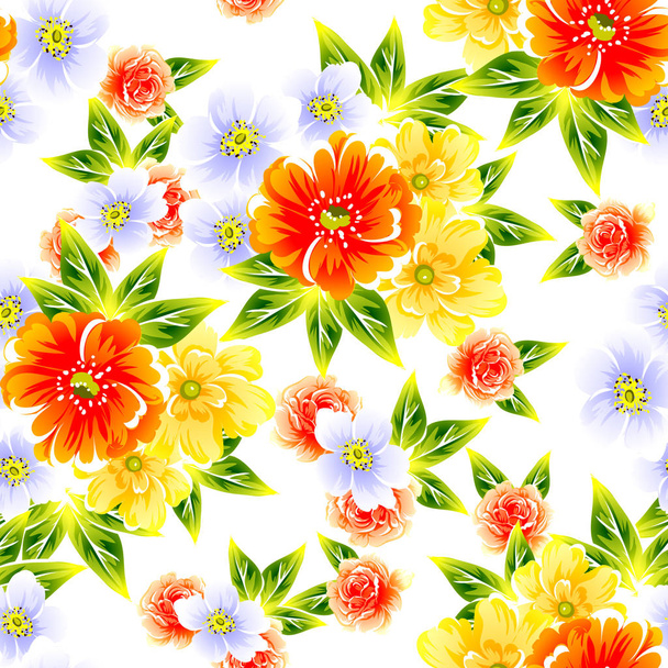 Padrão floral sem costura - Vetor, Imagem