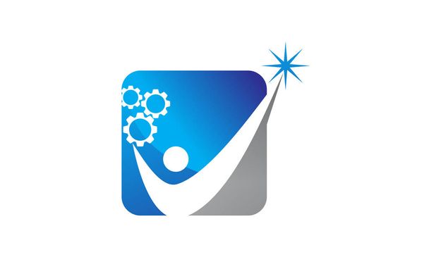 Karrier Coaching Logo Design sablonok vektoros - Vektor, kép