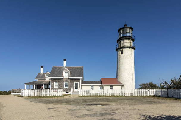 O Highland Light, também conhecido como Cape Cod Light é um dos
 - Foto, Imagem