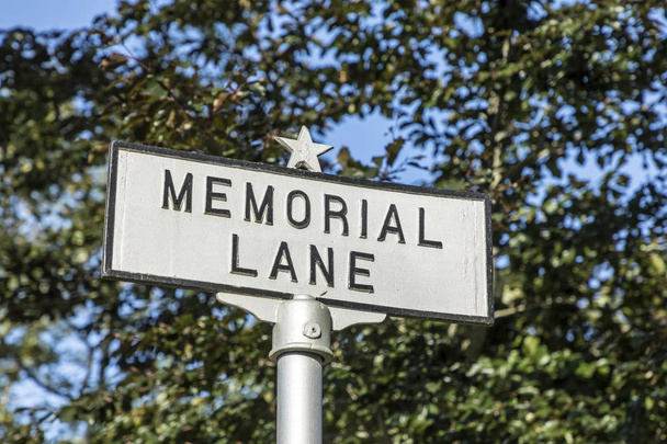 sign memorial lane  - Photo, Image