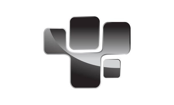 Toepassing technologie Logo ontwerp sjabloon Vector - Vector, afbeelding