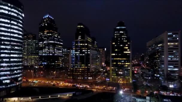 Vista aérea de la ciudad de Santiago en Chile  - Imágenes, Vídeo