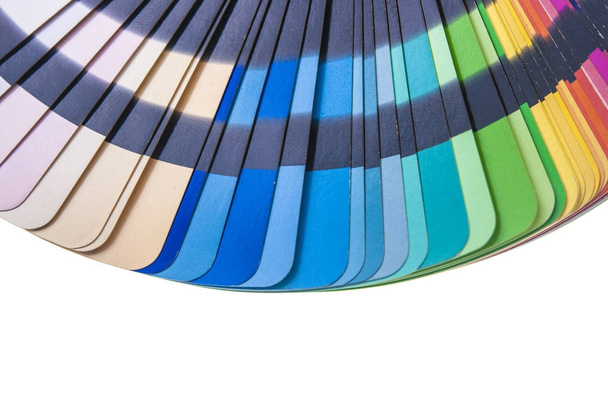 duha barevné palety izolovaných na bílém - Fotografie, Obrázek