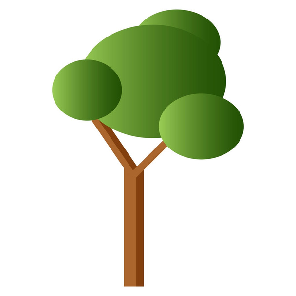Isolated tree illustration - Vector, Image