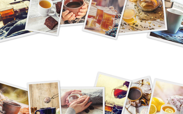 Collage de thé. Concentration sélective
.  - Photo, image