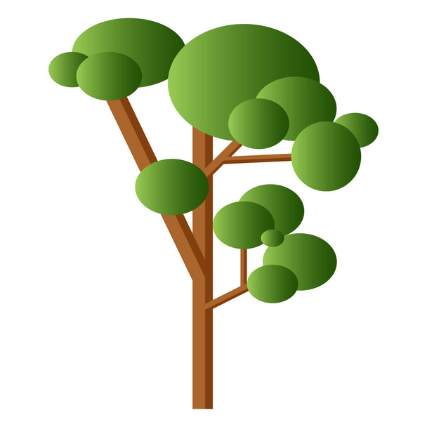 Isolated tree illustration - Vektor, Bild