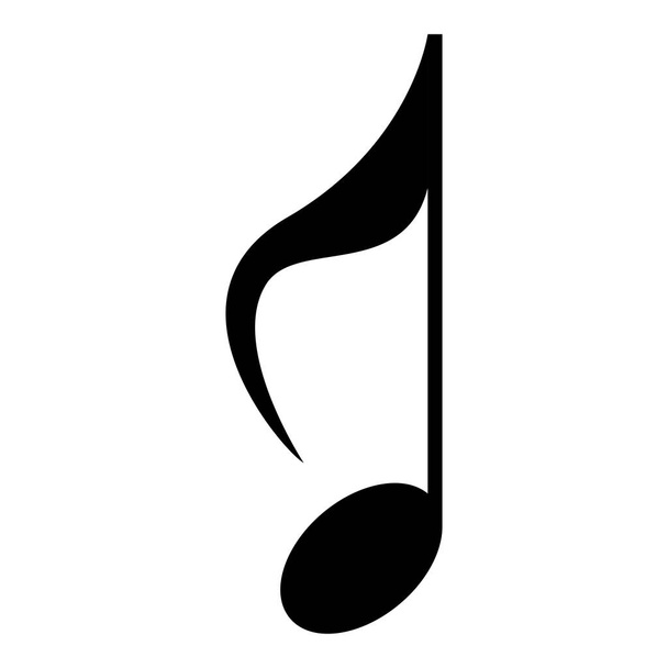 Isolated musical note - Vector, Imagen