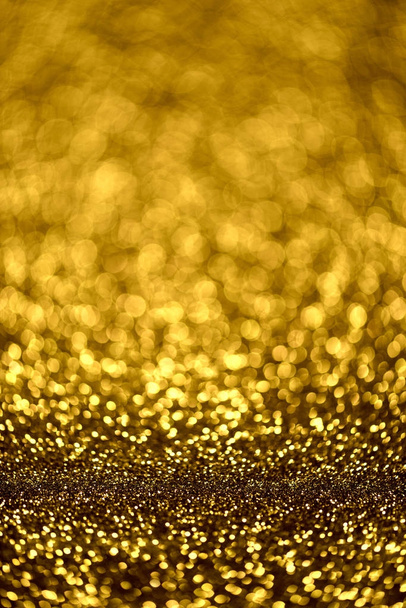 golden glitter texture Colorfull Blurred abstract background - Photo, Image