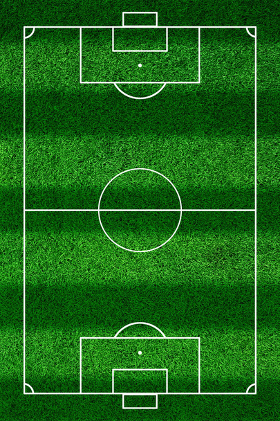 campo de fútbol vista superior - Foto, Imagen