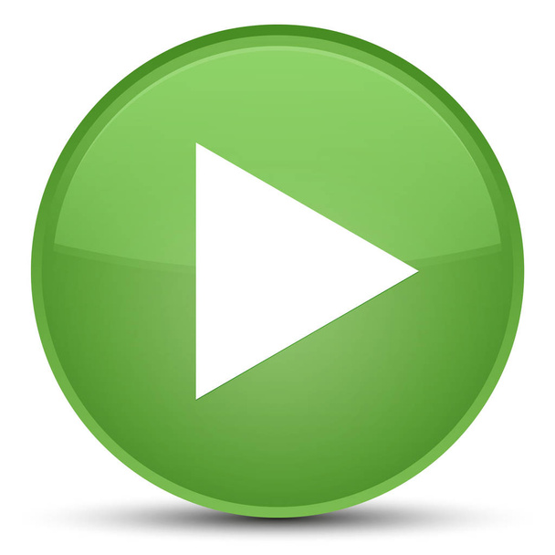 Icono de juego especial botón redondo verde suave
 - Foto, Imagen
