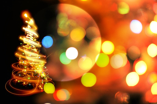 Color árbol de Navidad
  - Foto, Imagen