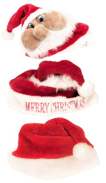 Χριστουγεννιάτικο καπέλο ανεμιστήρα απομονωμένες  - Φωτογραφία, εικόνα