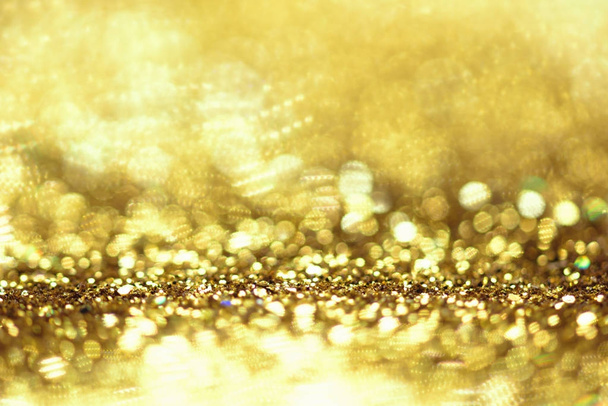 golden glitter texture Colorfull Blurred abstract background  - Foto, Bild