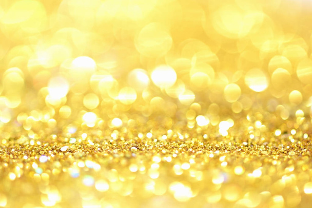 golden glitter texture Colorfull Blurred abstract background  - 写真・画像