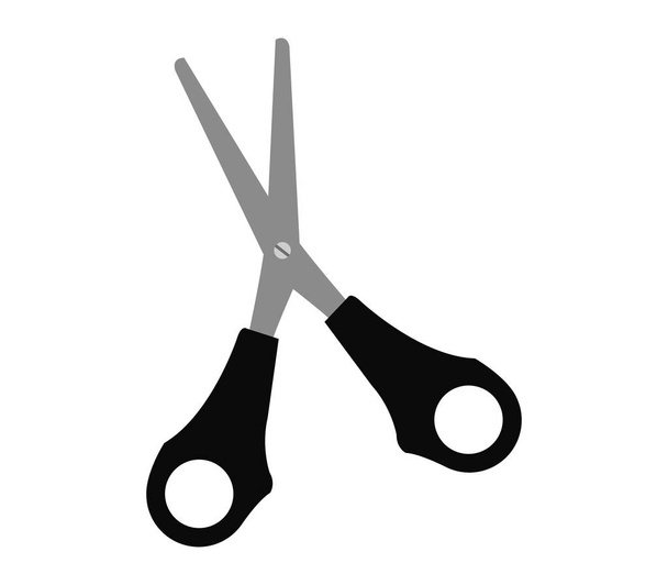 nůžkový ikona na bílém pozadí - Vektor, obrázek