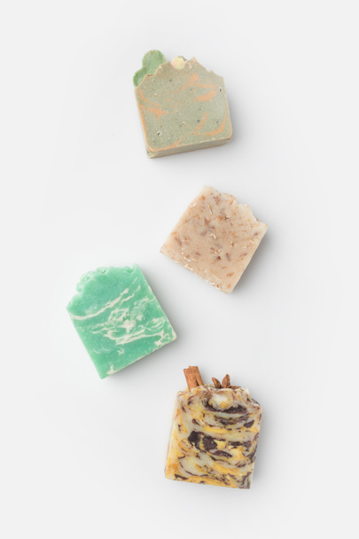 various handcrafted soap - Фото, зображення